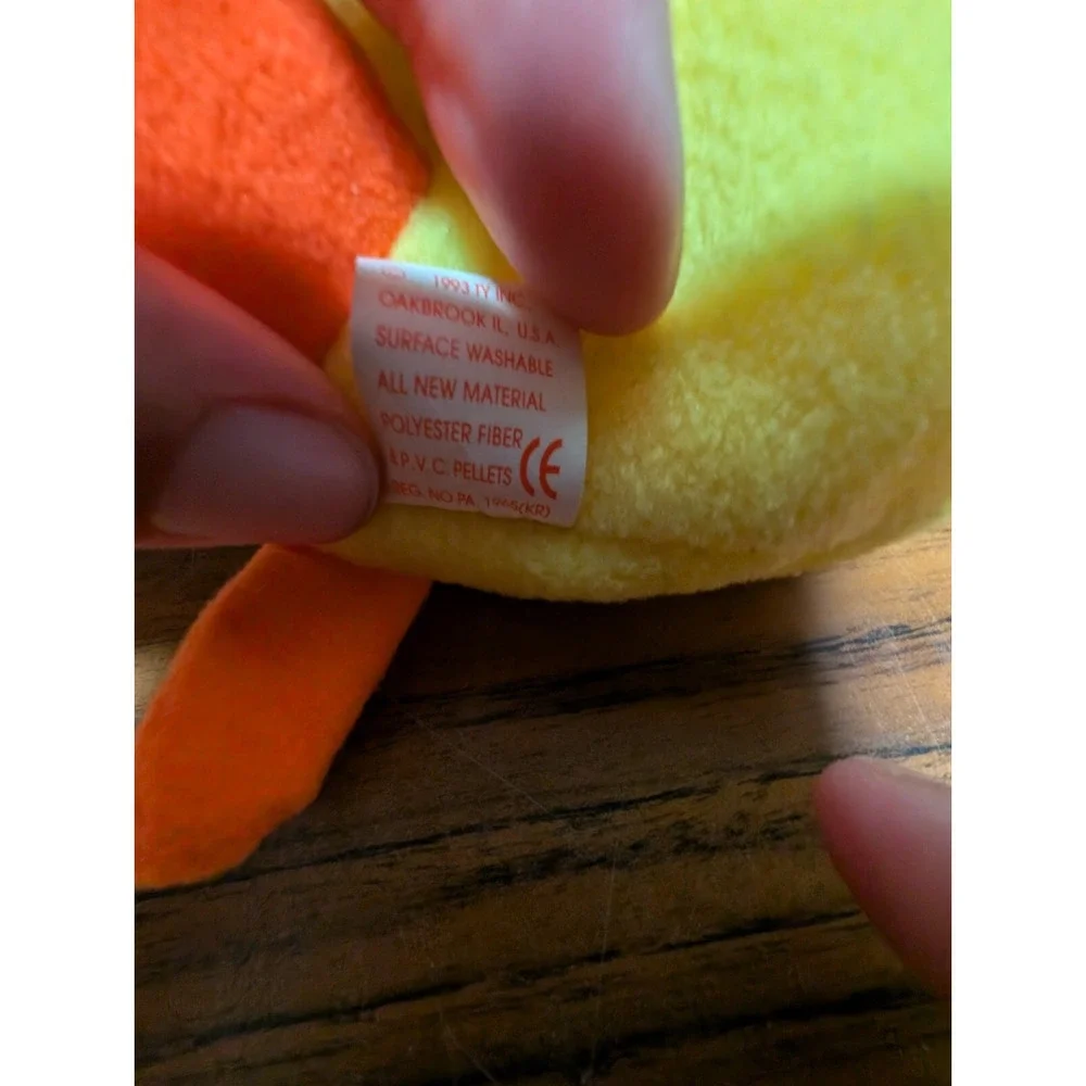 Ty Beanie Babys‎ - Quackers The Duck  (4024) With Tag Errors Listed In Descript!